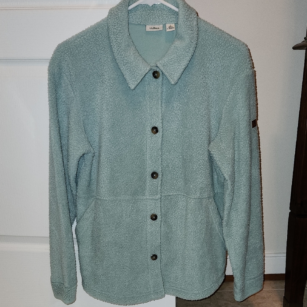 LL Bean Cozy Cottage Fleece shirt